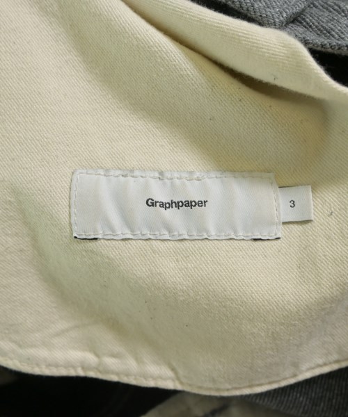 Graphpaper（グラフペーパー）デニムパンツ グレー サイズ:3(L位) メンズ/2200633833015