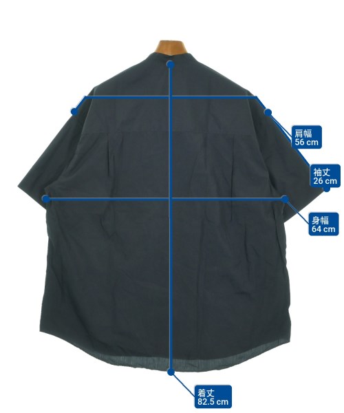 Graphpaper（グラフペーパー）カジュアルシャツ 紺 サイズ:F メンズ/2200619560041