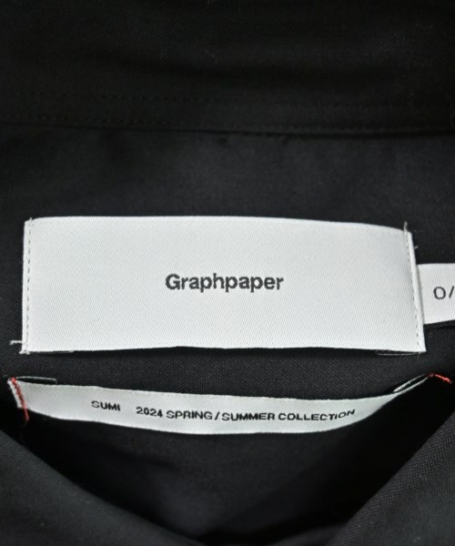 Graphpaper（グラフペーパー）カジュアルシャツ 黒 サイズ:ONE メンズ/2200604595102