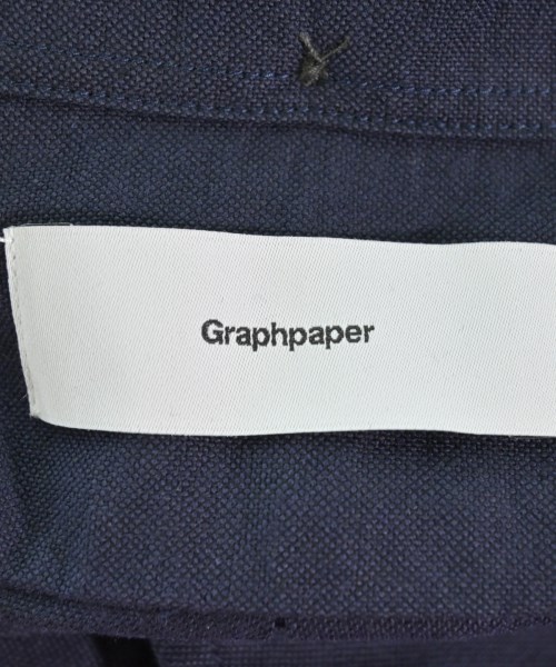 Graphpaper（グラフペーパー）カジュアルシャツ 紺 サイズ:1(S位) メンズ/2200612062214