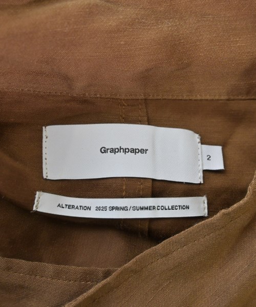 Graphpaper（グラフペーパー）その他 茶 サイズ:2(M位) メンズ/2200612610071