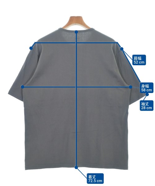 Graphpaper（グラフペーパー）Tシャツ・カットソー グレー サイズ:4(XL位) メンズ/2200606837187