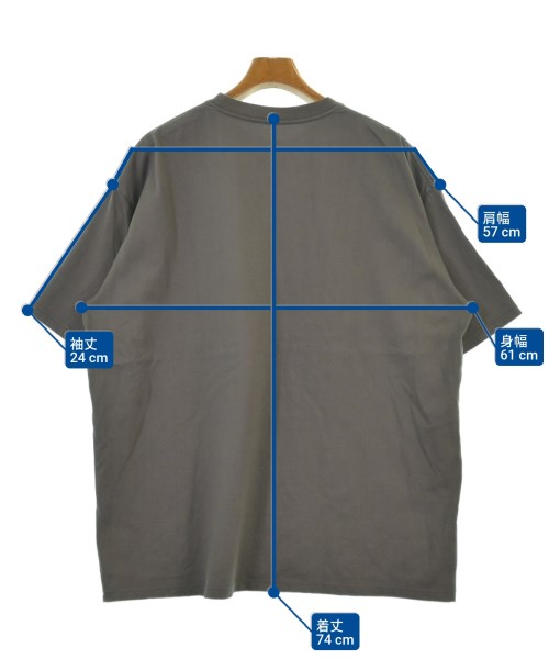 Graphpaper（グラフペーパー）Tシャツ・カットソー グレー サイズ:F メンズ/2200615602073