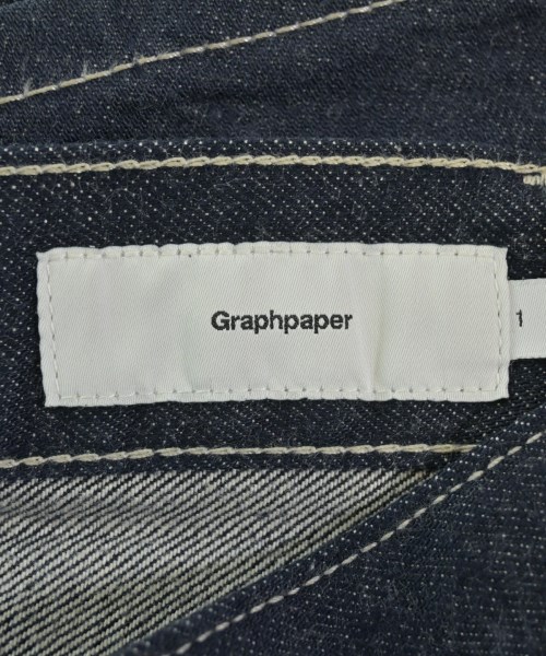 Graphpaper（グラフペーパー）デニムパンツ 紺 サイズ:1(S位) メンズ/2200617914013