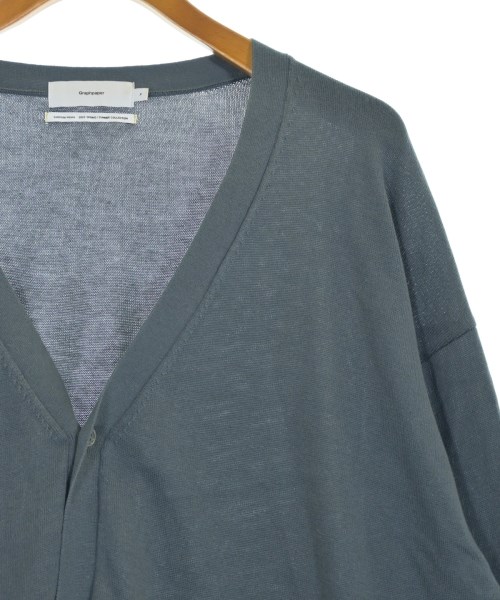 Graphpaper（グラフペーパー）カーディガン グレー サイズ:F メンズ/2200618793044