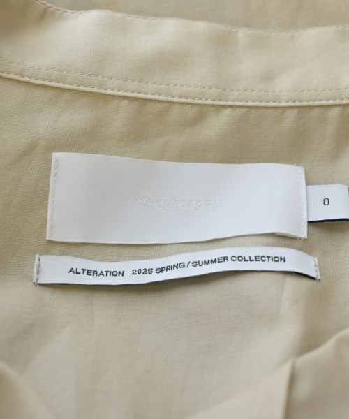 Graphpaper（グラフペーパー）カジュアルシャツ ベージュ サイズ:0(XS位) メンズ/2200619709075