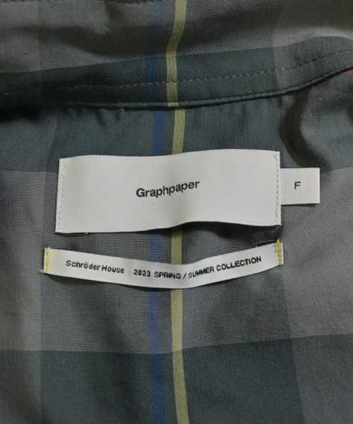 Graphpaper（グラフペーパー）カジュアルシャツ グレー サイズ:F メンズ/2200619762025