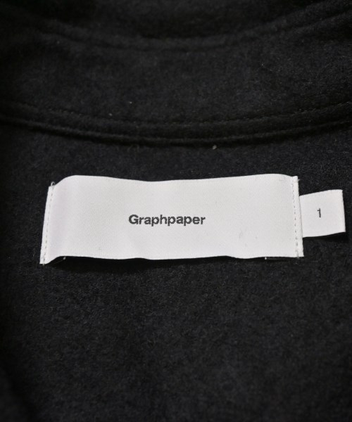 Graphpaper（グラフペーパー）カジュアルシャツ 黒 サイズ:1(S位) メンズ/2200606287104