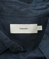 Graphpaper（グラフペーパー）カジュアルシャツ 紺 サイズ:1(S位) メンズ/2200606287142
