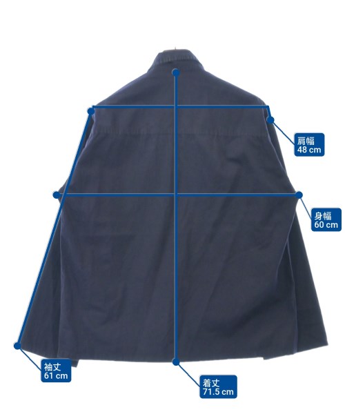 Graphpaper（グラフペーパー）カジュアルシャツ 紺 サイズ:2(M位) メンズ/2200620529013