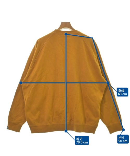 Graphpaper（グラフペーパー）スウェット オレンジ サイズ:2(M位) メンズ/2200620529020