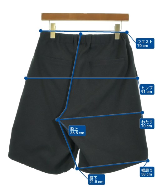 Graphpaper（グラフペーパー）ショートパンツ 黒 サイズ:1(S位) メンズ/2200620768108