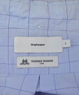 Graphpaper（グラフペーパー）カジュアルシャツ 青 サイズ:2(S位) メンズ/2200606835022