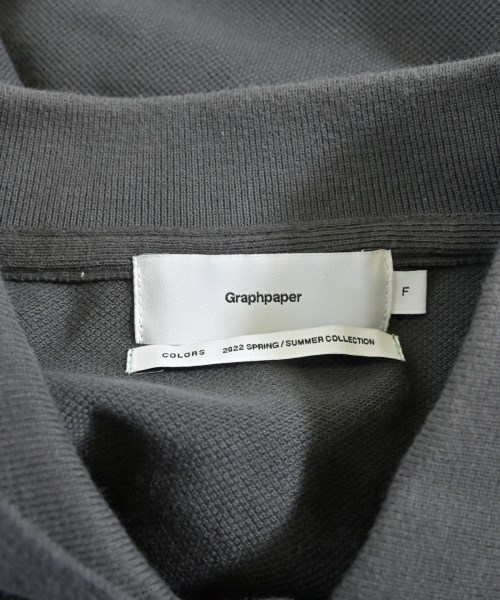 Graphpaper（グラフペーパー）ポロシャツ グレー サイズ:F メンズ/2200602855086