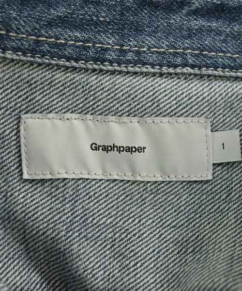 Graphpaper（グラフペーパー）カジュアルシャツ 青 サイズ:1(S位) メンズ/2200669965032