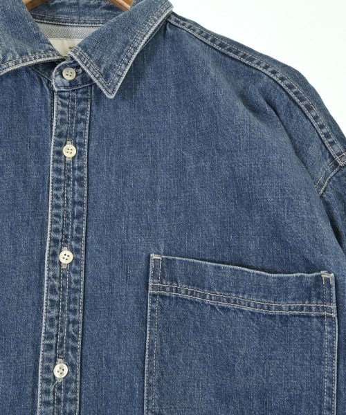 Graphpaper（グラフペーパー）カジュアルシャツ 青 サイズ:1(S位) メンズ/2200669965032