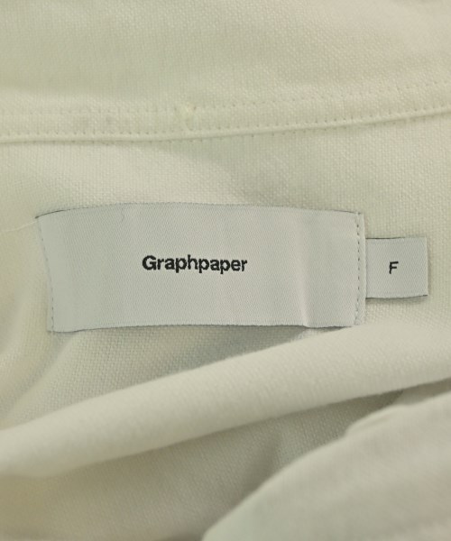 Graphpaper（グラフペーパー）カジュアルシャツ 白 サイズ:F メンズ/2200674125094