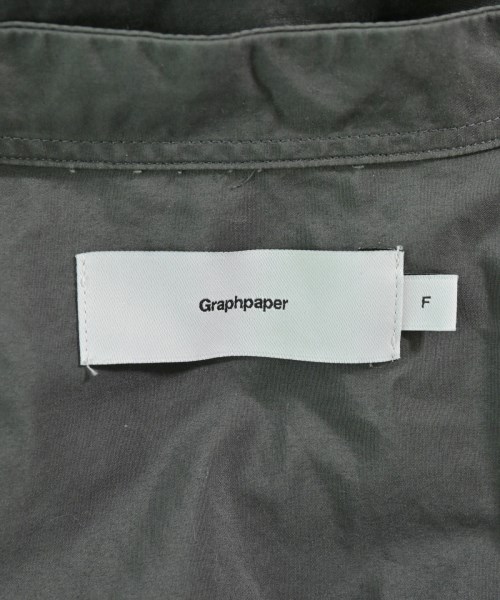 Graphpaper（グラフペーパー）カジュアルシャツ グレー サイズ:F メンズ/2200674305021