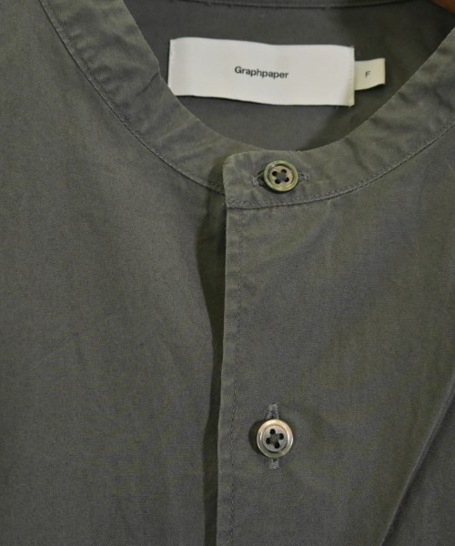 Graphpaper（グラフペーパー）カジュアルシャツ グレー サイズ:F メンズ/2200674305021