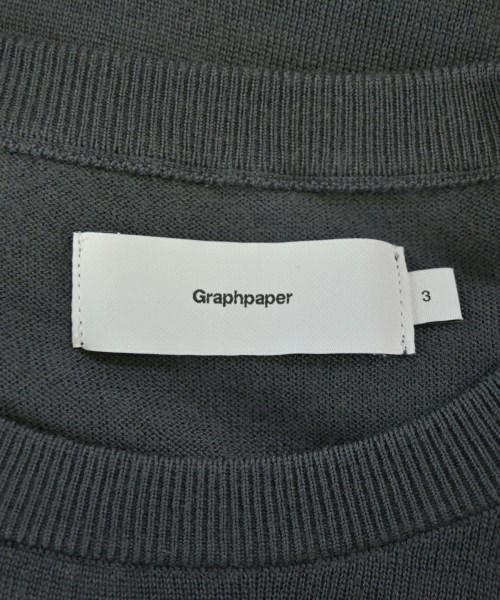 Graphpaper（グラフペーパー）ニット・セーター グレー サイズ:3(L位) メンズ/2200674783027