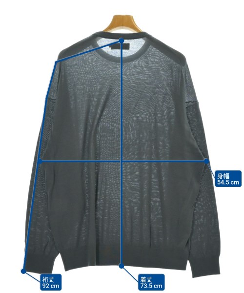 Graphpaper（グラフペーパー）ニット・セーター グレー サイズ:3(L位) メンズ/2200674783027