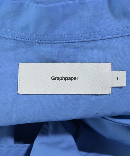 Graphpaper（グラフペーパー）カジュアルシャツ 青 サイズ:1(S位) メンズ/2200674783072