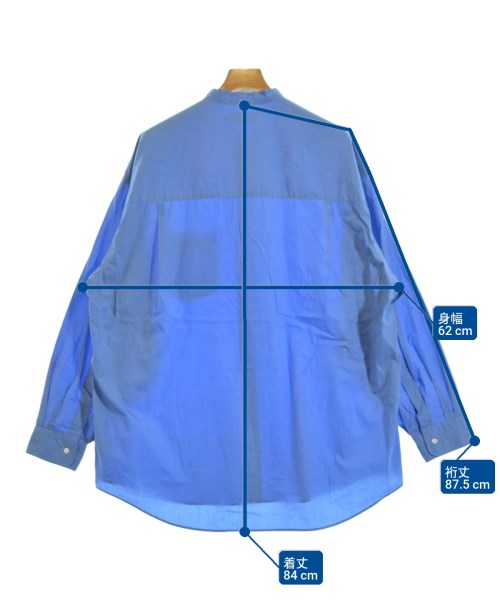 Graphpaper（グラフペーパー）カジュアルシャツ 青 サイズ:1(S位) メンズ/2200674783072