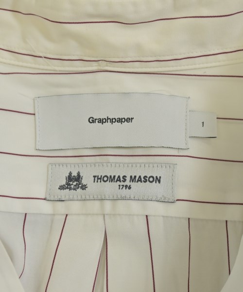 Graphpaper（グラフペーパー）カジュアルシャツ 白 サイズ:1(S位) メンズ/2200671497132