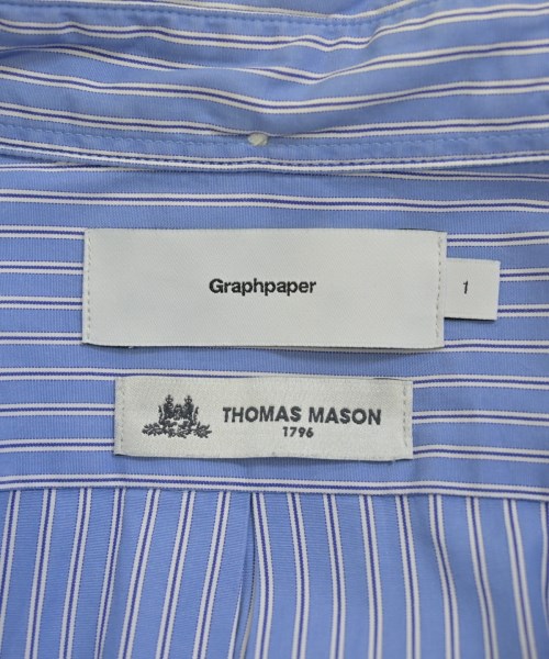 Graphpaper（グラフペーパー）カジュアルシャツ 青 サイズ:1(S位) メンズ/2200671497149