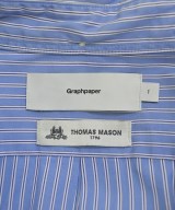 Graphpaper（グラフペーパー）カジュアルシャツ 青 サイズ:1(S位) メンズ/2200671497149