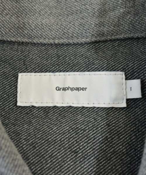 Graphpaper（グラフペーパー）デニムジャケット グレー サイズ:1(S位) メンズ/2200671837020