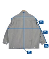 Graphpaper（グラフペーパー）デニムジャケット グレー サイズ:1(S位) メンズ/2200671837020