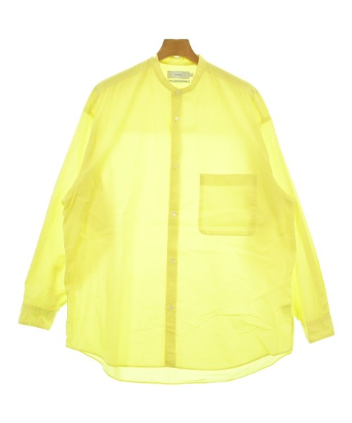 Graphpaper(グラフペーパー)カジュアルシャツ 黄 サイズ:F/2200676824025