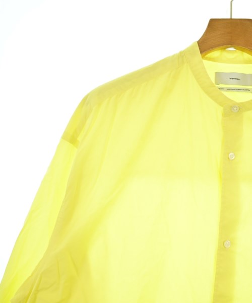 Graphpaper（グラフペーパー）カジュアルシャツ 黄 サイズ:F メンズ/2200676824025