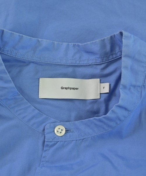 Graphpaper（グラフペーパー）カジュアルシャツ 青 サイズ:F メンズ/2200676824049