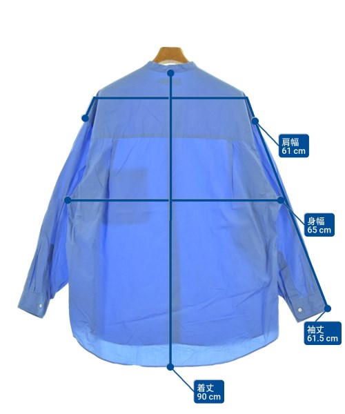 Graphpaper（グラフペーパー）カジュアルシャツ 青 サイズ:F メンズ/2200676824049