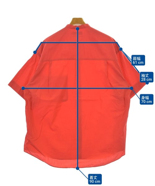 Graphpaper（グラフペーパー）カジュアルシャツ 赤 サイズ:F メンズ/2200676824094