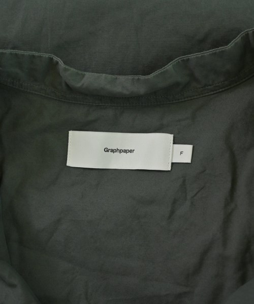 Graphpaper（グラフペーパー）カジュアルシャツ グレー サイズ:F メンズ/2200676824100
