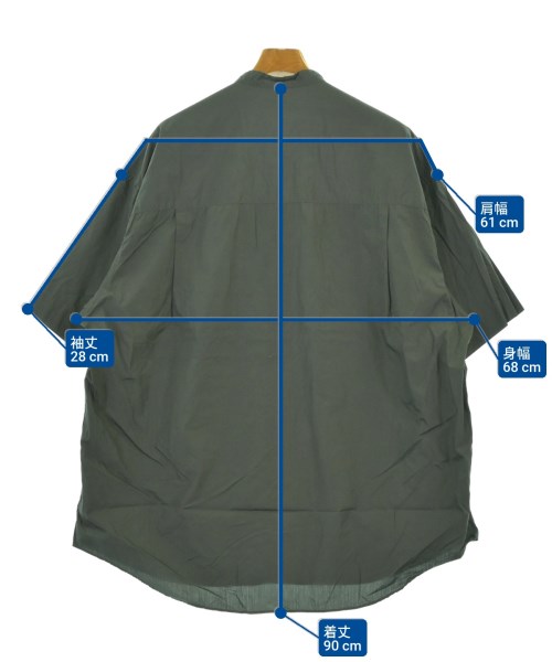 Graphpaper（グラフペーパー）カジュアルシャツ グレー サイズ:F メンズ/2200676824100