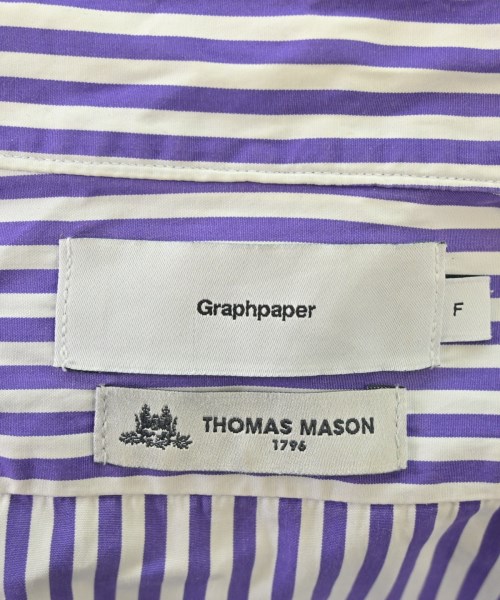 Graphpaper（グラフペーパー）カジュアルシャツ 紫 サイズ:F メンズ/2200676833058