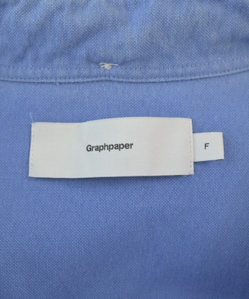 Graphpaper（グラフペーパー）カジュアルシャツ 青 サイズ:F メンズ/2200667471139