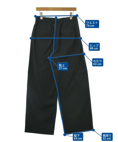 Graphpaper（グラフペーパー）スラックス 黒 サイズ:1(S位) メンズ/2200677989228