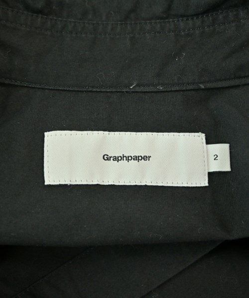 Graphpaper（グラフペーパー）カジュアルシャツ 黒 サイズ:2(M位) メンズ/2200674974241