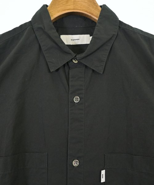 Graphpaper（グラフペーパー）カジュアルシャツ 黒 サイズ:2(M位) メンズ/2200674974241
