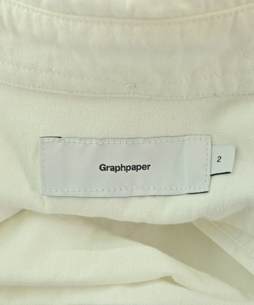 Graphpaper（グラフペーパー）カジュアルシャツ 白 サイズ:2(M位) メンズ/2200674974258