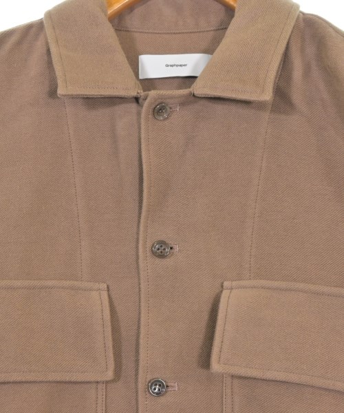 Graphpaper（グラフペーパー）カジュアルシャツ 茶 サイズ:F メンズ/2200679856092