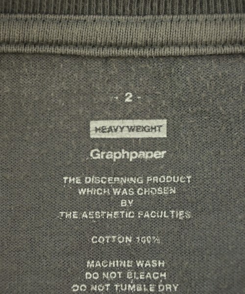 Graphpaper（グラフペーパー）Tシャツ・カットソー グレー サイズ:2(M位) メンズ/2200681325098