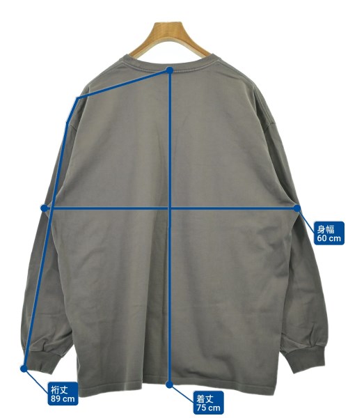 Graphpaper（グラフペーパー）Tシャツ・カットソー グレー サイズ:2(M位) メンズ/2200681325098