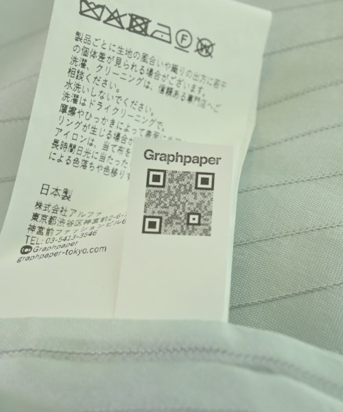 Graphpaper（グラフペーパー）カジュアルシャツ 青 サイズ:00(XS位) メンズ/2200687432059