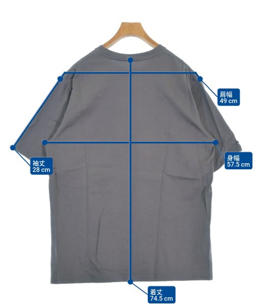 Graphpaper（グラフペーパー）Tシャツ・カットソー グレー サイズ:4(XL位) メンズ/2200687417278